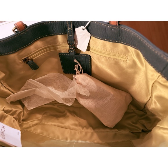 COACH Chelsea Nubuck leather Green Tote Purse Bag‎ C04S-9393 Vintage New W Tags - Picture 10 of 10